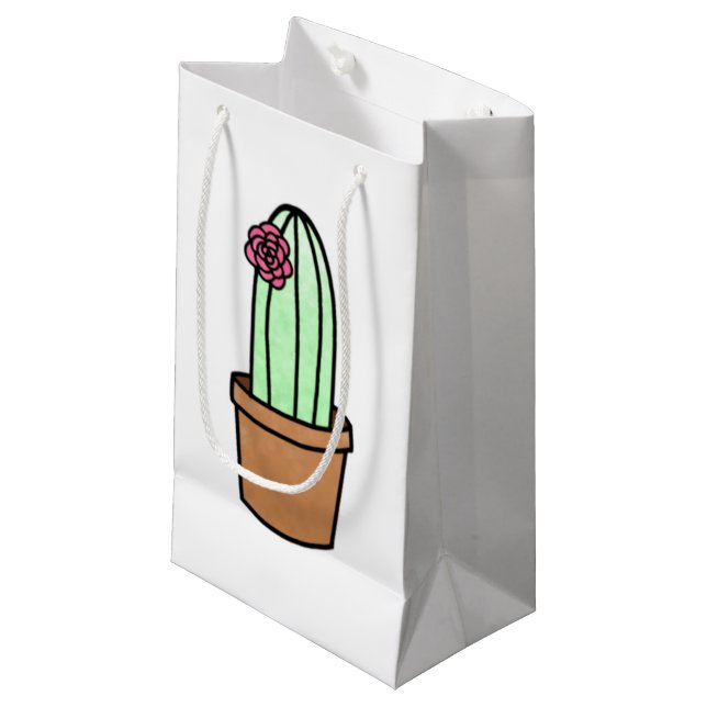Bolsa De Regalo Pequeña Bolso del regalo del cactus (Angulo Anverso)
