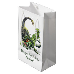 Bolsa De Regalo Pequeña Bolso del regalo del dinosaurio