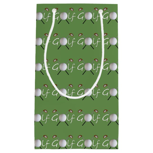Bolsa De Regalo Pequeña Bolso del regalo del golf (Anverso)