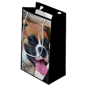 Bolsa De Regalo Pequeña Bolso del regalo del perro del boxeador