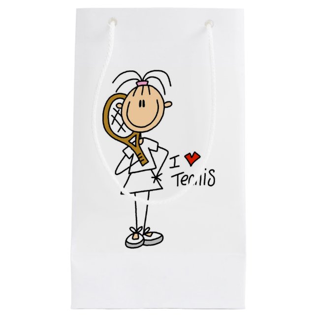 Bolsa De Regalo Pequeña Bolso del regalo del tenis del amor de la hembra I (Anverso)