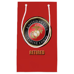 Bolsa De Regalo Pequeña Bolso del regalo del USMC Retireed
