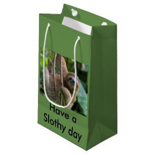 Bolsa De Regalo Pequeña Bolso del regalo para sus amigos de las perezas