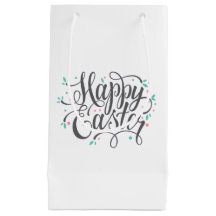 Bolso feliz caprichoso del regalo de la caligrafía
