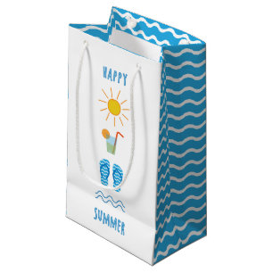 Bolsa De Regalo Pequeña Bolso feliz del regalo del verano
