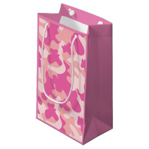 Bolsa De Regalo Pequeña Bolso femenino rosado del regalo de Camo