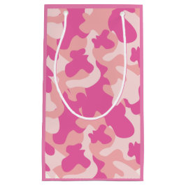 Bolsa De Regalo Pequeña Bolso femenino rosado del regalo de Camo