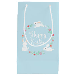 Bolsa De Regalo Pequeña Bolso floral elegante del regalo del conejito de