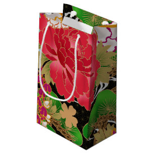Bolsa De Regalo Pequeña Bolso japonés del regalo del modelo del kimono