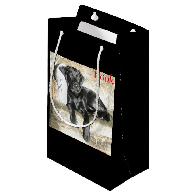 Bolsa De Regalo Pequeña Bolso Labradors del regalo (Angulo Anverso)
