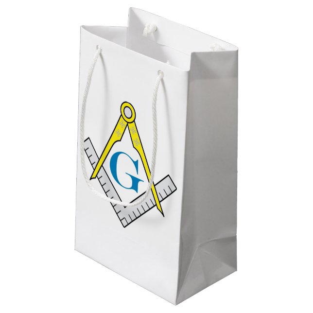 Bolsa De Regalo Pequeña Bolso masónico del regalo (Angulo reverso)