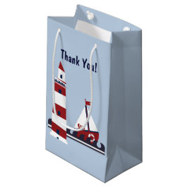 Bolsa De Regalo Pequeña Bolso náutico del regalo del favor de la escena