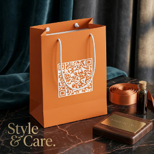 Bolsa De Regalo Pequeña Bolso pequeño personalizado con código QR para pro