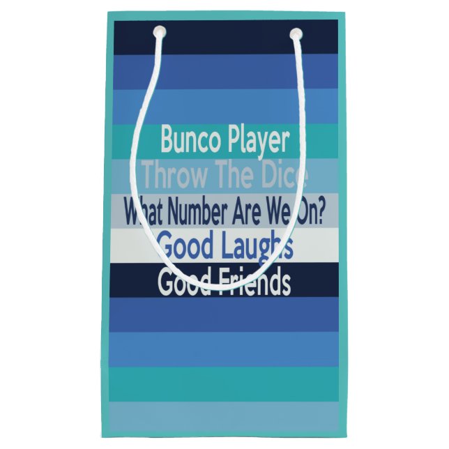 Bolsa De Regalo Pequeña Bolso premiado del regalo de Bunco (Anverso)
