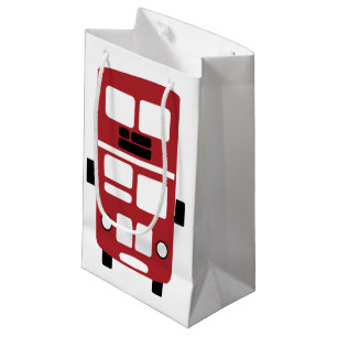 Bolsa De Regalo Pequeña Bolso rojo del regalo del autobús del autobús de