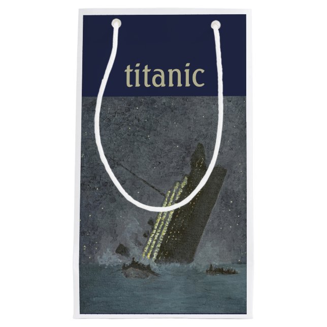 BOLSA DE REGALO PEQUEÑA BOLSO TITÁNICO DEL REGALO (Anverso)