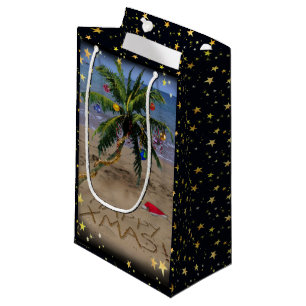 Bolsa De Regalo Pequeña Bolso tropical del regalo del navidad