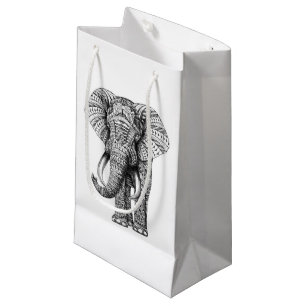 Bolsa De Regalo Pequeña Bolsos del regalo del diseño del elefante