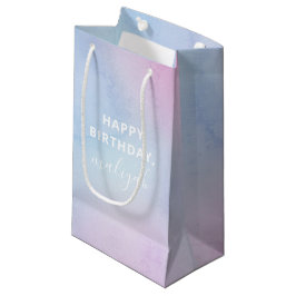 Bolsa De Regalo Pequeña Bonito Pastel acuarela