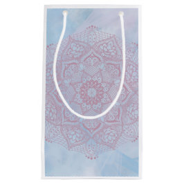 Bolsa De Regalo Pequeña Bonito Sagrado Rosa Lotus Flor Florencia Mandala