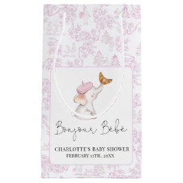 Bolsa De Regalo Pequeña Bonjour Bebe Romantic Chica Baby Shower