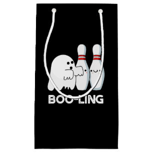 Bolsa De Regalo Pequeña Boo-ling Graciosa bolera Halloween Fantasma Pun Da