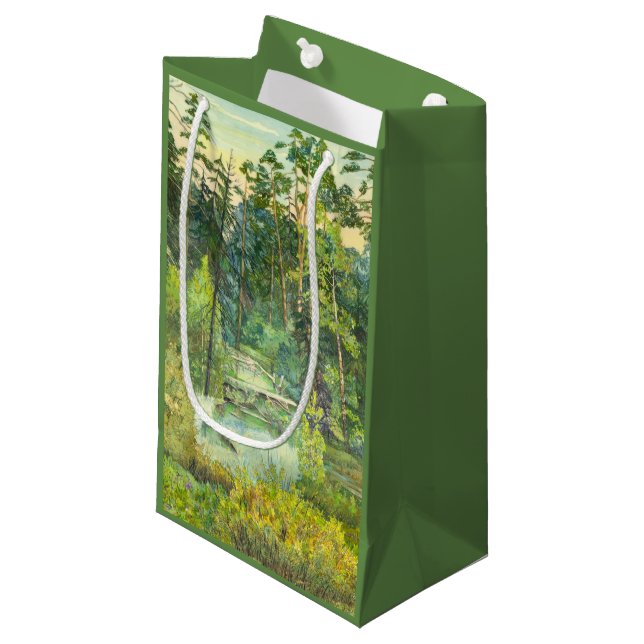 Bolsa De Regalo Pequeña Bosque (Angulo Anverso)