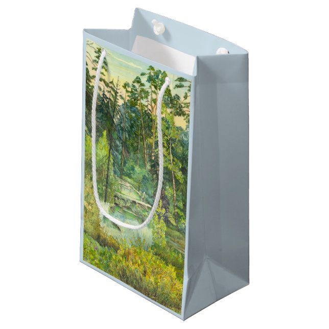 Bolsa De Regalo Pequeña Bosque (Angulo Anverso)