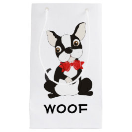 Bolsa De Regalo Pequeña Boston Terrier Woof