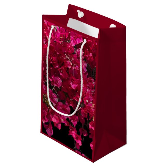 Bolsa De Regalo Pequeña Bougainvillea Red Tropical Vining Shrub Foto (Angulo Anverso)