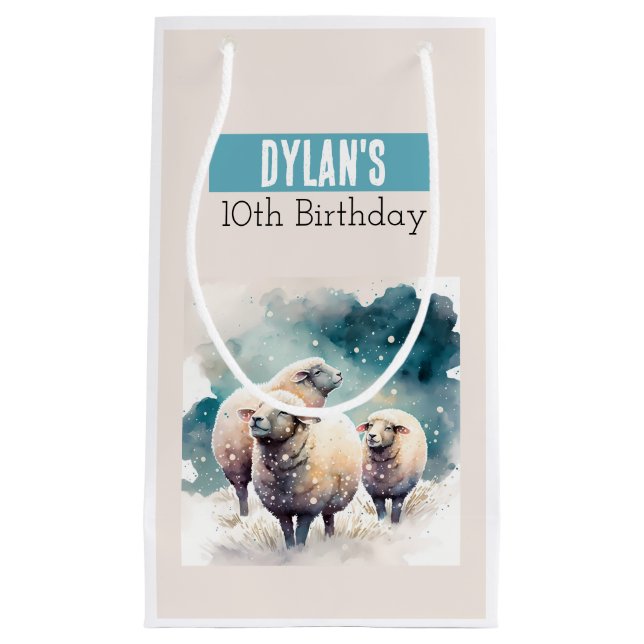 Bolsa De Regalo Pequeña Bovinos de invierno ovinos - (Anverso)