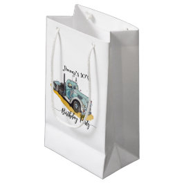 Bolsa De Regalo Pequeña Boys Birthday Party Blue Semi Truck