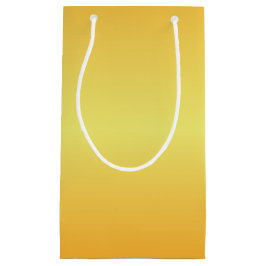 Bolsa De Regalo Pequeña Bright Metallic Gold Bells