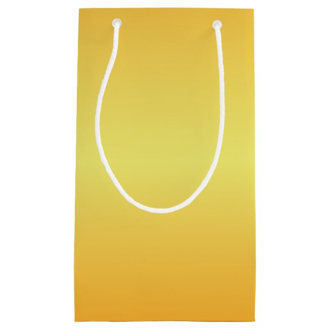 Bolsa De Regalo Pequeña Bright Metallic Gold Bells (Anverso)