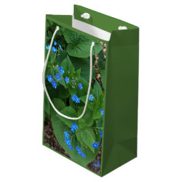 Bolsa De Regalo Pequeña Bugloss siberiano - Azul y verde -