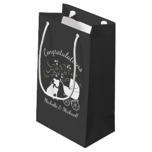 Bolsa De Regalo Pequeña Bulldog Pit Baby Shower Género neutro