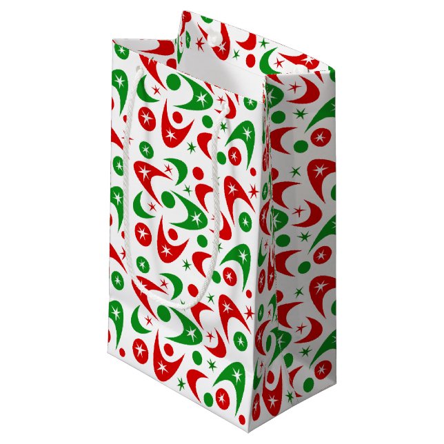 Bolsa De Regalo Pequeña Bumeranes de Navidad (Angulo Anverso)