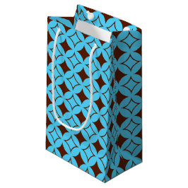 Bolsa De Regalo Pequeña Buques azul y marrón