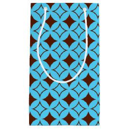 Bolsa De Regalo Pequeña Buques azul y marrón