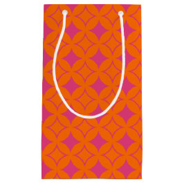 Bolsa De Regalo Pequeña Buques rosa y naranja