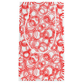 Bolsa De Regalo Pequeña Burbujas rojas