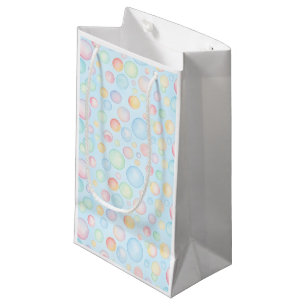 Bolsa De Regalo Pequeña Burbujas y Aletas Cumpleaños Infantiles Burbujas