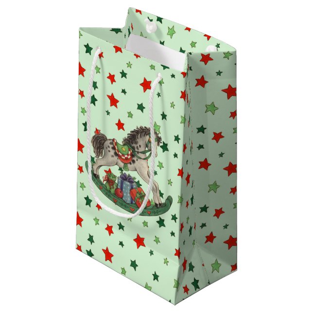 Bolsa De Regalo Pequeña Caballo de Rocas (Angulo Anverso)