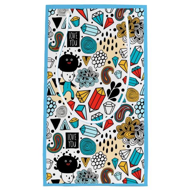 Bolsa De Regalo Pequeña Cabeza loca (Anverso)