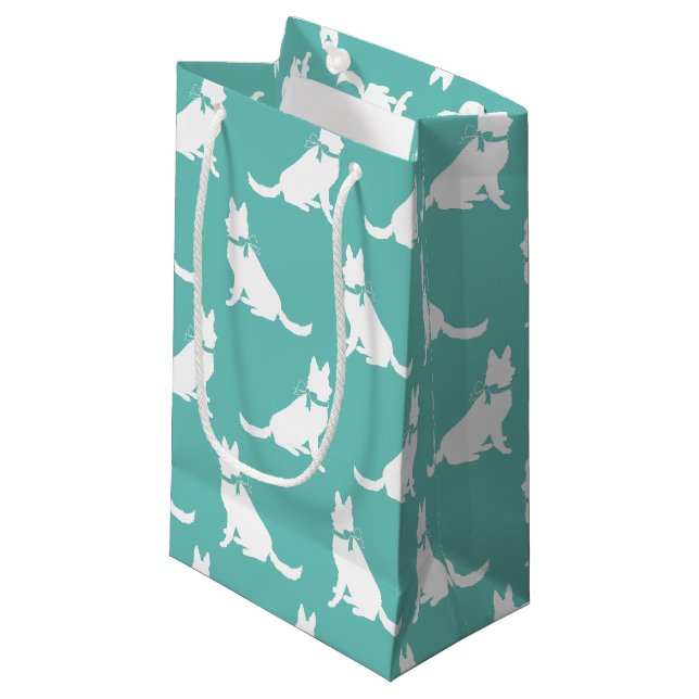 Bolsa De Regalo Pequeña Cachorro de pastor alemán (Angulo Anverso)