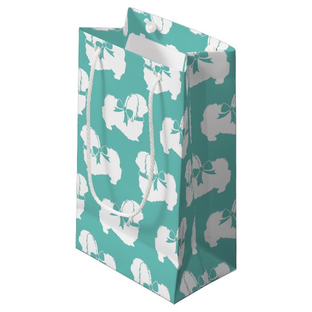 Bolsa De Regalo Pequeña Cachorro de perro de Pekín (Angulo Anverso)