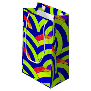 Bolsa De Regalo Pequeña cal moderna elegante/galones azules