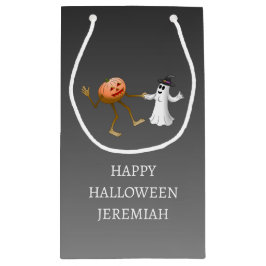 Bolsa De Regalo Pequeña Calabaza bailarina de Halloween y fantasma