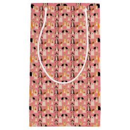 Bolsa De Regalo Pequeña Calabaza de perro fantasma de Halloween