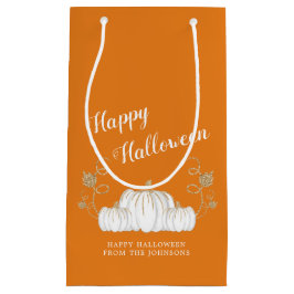 Bolsa De Regalo Pequeña Calabaza Naranja dulce Halloween